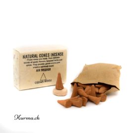 Encens en cône Bois de Cèdre - 25pcs - N°4662 • encens en cone bois de cedre n°4662 02 Encens en cône Bois de Cèdre