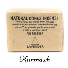 Encens en cône Lavande - 25pcs - N°4665 • encens en cone lavande n°4665 01 Encens en cône Lavande