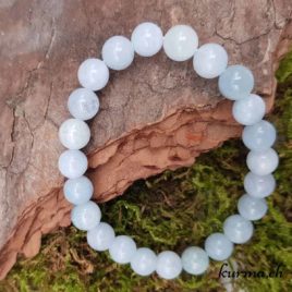 Bracelet Aigue-marine - 8mm - N°9011 • Bracelet en perles aigue marine 8mm 9011 2 Bracelet Aigue-marine 8mm