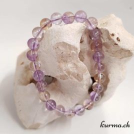 Bracelet Amétrine - 8-8,5mm - N°9052 • Bracelet en perles ametrine 8mm 9052 Bracelet Amétrine naturelle 8mm