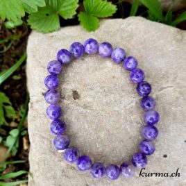 Bracelet Charoïte - 8-8,5mm - N°9048 • Bracelet en perles charoite 8mm 9048 2 Bracelet Charoïte 9mm