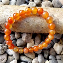 Bracelet Cornaline - 8mm - N°9028 • Bracelet en perles cornaline 8mm 9028 1 Bracelet Cornaline femme