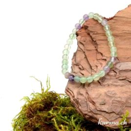 Bracelet Fluorite - 6-6,5mm - N°8910 • Bracelet en perles fluorite 6mm 8910 1 Bracelet Fluorite 6mm