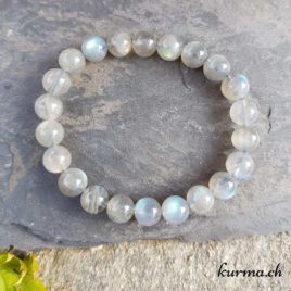 Bracelet Labradorite - 8mm - N°9084 • Bracelet en perles labradorite 8mm 9084 4 Bracelet Labradorite 8mm AAA