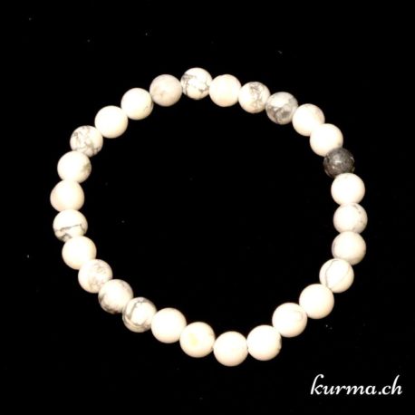 bracelet en perles de magnésite