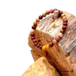 Bracelet Mookaïte - 6,5-7mm - N°8928 • Bracelet en perles mookaite 6mm 8928 1 Bracelet Mookaïte 7mm