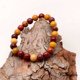 Bracelet Mookaïte - 8-8,5mm - N°8929 • Bracelet en perles mookaite 8mm 8929 1 Bracelet Mookaïte naturelle 8mm