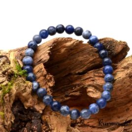Bracelet Sodalite - 6,5mm - N°8953 • Bracelet en perles sodalite 6mm 8953 1 Bracelet Sodalite 6mm