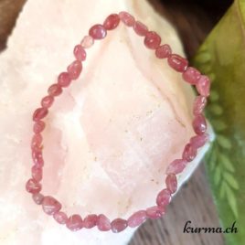 Bracelet Tourmaline rose - 6-8mm - N°9007 • Bracelet en perles tourmaline rose 6 8mm 9007 1 Bracelet Tourmaline rose Nuggets