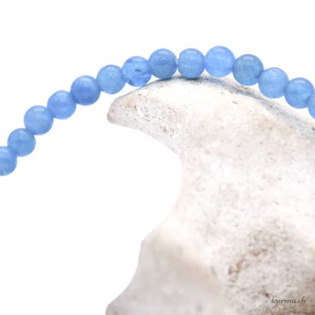 Acheter Bracelet Apatite 'AAA' 4mm - N°16827-2 dans la boutique en ligne Kûrma. Magasin suisse de pierre de qualité.