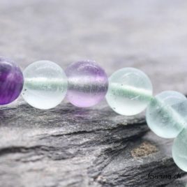 Bracelet Fluorite mate 6mm