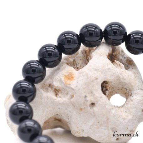 Bracelet Onyx 8-8.5mm (tr) - Nº8939-2 disponible dans la boutique en ligne Kûrma. Votre magasin de pierre et minéraux en suisse
