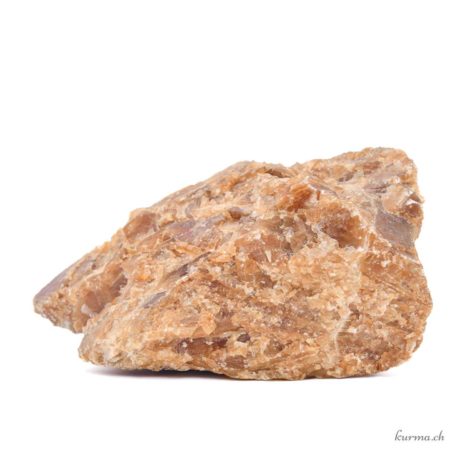 Calcite jaune brute naturel