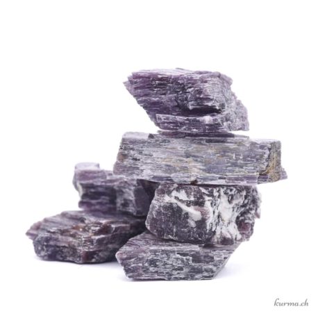 Acheter Lépidolite épais 5.5-6-7cm XL - N°16917.7-2 dans la boutique en ligne Kûrma. Magasin suisse de pierre de qualité.