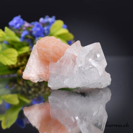 Stilbite et Apophyllite - Minéraux - 18gr