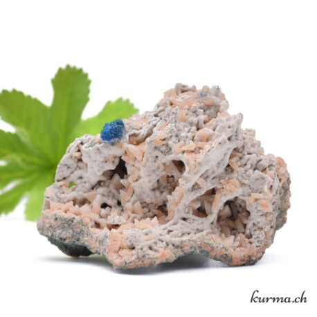 Heulandite et Cavansite - Minéraux - 95gr
