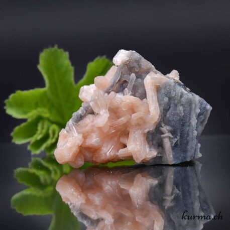 Stilbite sur Cacédoine - Minéraux - 61gr