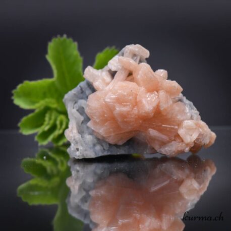 Stilbite sur Cacédoine - Minéraux - 61gr