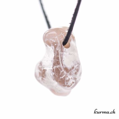 Pendentif Agate Serpent - N°8618.1-2 disponible dans la boutique en ligne Kûrma. Votre Magasin de lithothérapie Suisse en ligne.