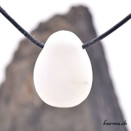 Aragonite blanche – Collier en pierre – N°10254.5