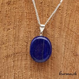 Lapis-Lazuli pendentif pour femme en argent - N°8071.1 • pendentif boucle argent lapis lazuli 8071.1 3 Lapis-Lazuli pendentif pour femme en argent