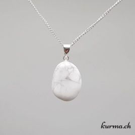 Magnésite pendentif en argent - N°8831.2 • pendentif boucle argent magnesite 8831.2 3 Magnésite pendentif en argent