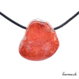 Corail rouge ''Corne de Corail'' - Bijou en pierre percée - N°10527.3 • pendentif corail rouge corne de corai 10527.3 3 Corail rouge ”Corne de Corail” – Bijou en pierre percée – N°10527.3