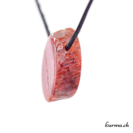 Pendentif Corail Rouge ''Corne de Corail'' - N°10527.4-2 disponible dans la boutique en ligne Kûrma. Votre Magasin de lithothérapie Suisse en ligne.