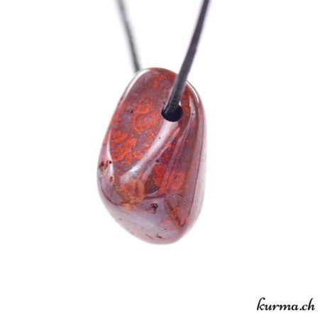 Pendentif Jaspe Calcédoine ''Université'' - N°10526.7-2 disponible dans la boutique en ligne Kûrma. Votre Magasin de lithothérapie Suisse en ligne.