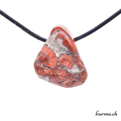 Pendentif Jaspe Fossile - N°10518.5-1 disponible dans la boutique en ligne Kûrma. Votre Magasin de lithothérapie Suisse en ligne.