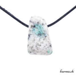 Jaspe K2 – Malachite et Granite – bijou en pierre roulée – N°10530.4