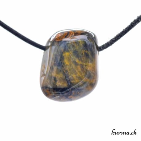 Pendentif Nelite & Pietersite- N°10533.5-1 disponible dans la boutique en ligne Kûrma. Votre Magasin de lithothérapie Suisse en ligne.