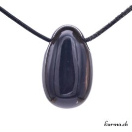 Obsidienne lamelle bijou en pierre roulée – N°8057.6