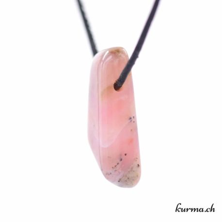Pendentif Opale des Andes Rose - N°8527.3-2 disponible dans la boutique en ligne Kûrma. Votre Magasin de lithothérapie Suisse en ligne.