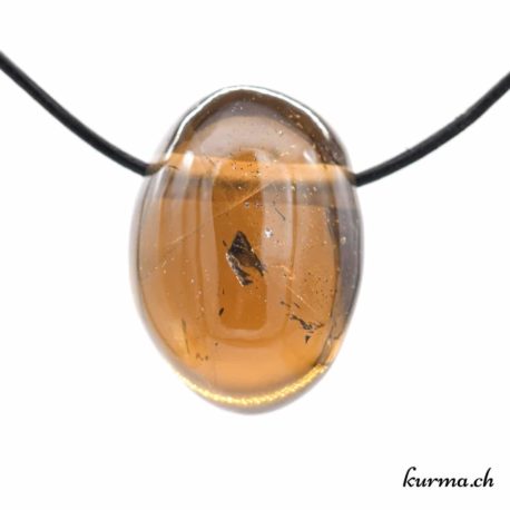 Pendentif Quartz Fumé - N°7155.3-1 disponible dans la boutique en ligne. Kûrma ta boutique Suisse de pendentifs en pierre naturelles.