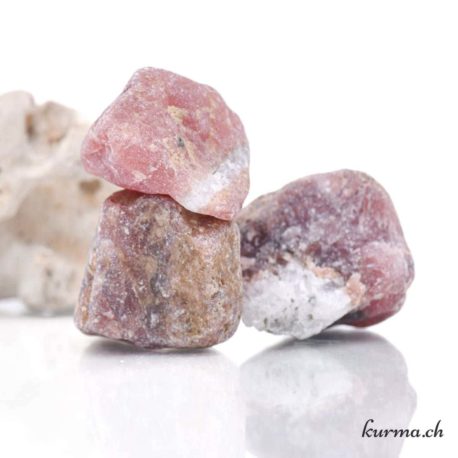 Pierre brut Rhodochrosite L - Nº8396.6-1 disponible dans la boutique en ligne Kûrma. Votre magasin de pierre et minéraux en suisse