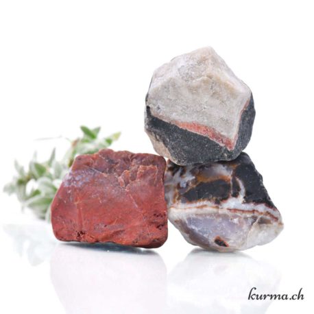 Pierre brut Sardonyx XL - Nº7883.7-2 disponible dans la boutique en ligne Kûrma. Votre magasin de pierre et minéraux en suisse