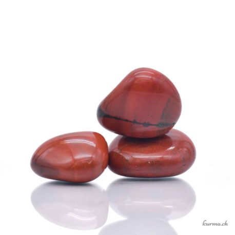Pierre roulée Jaspe rouge S - N°5137.4-1 disponible en ligne et dans la boutique Kûrma. Votre magasin  de pierre et minéraux en Suisse