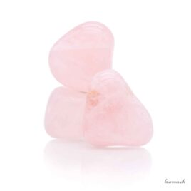 Quartz rose (b) – Pierre roulée – Taille M