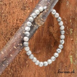 Bracelet Agate Crazy Lace grise facettes - 6mm - N°9254 • Agate crazy lace grise bracelet facette 6mm 9254 1 Bracelet Agate Crazy Lace grise facettes 6mm