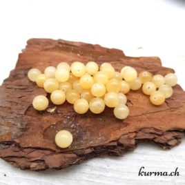 Perles en Calcite jaune 8mm