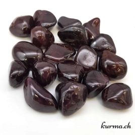 Grenat Rhodolite - Pierre roulée 2cm à 3cm - N°8442.2 • Grenat Rodolite Pierre roulee 8442.2 4 Grenat Rhodolite – Pierre roulée 2cm à 3cm – N°8442.2
