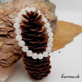Bracelet Jade blanc - 8mm - N°9114 • Jade Blanche Bracelet 8mm 9114 02 Bracelet Jade blanc 8mm