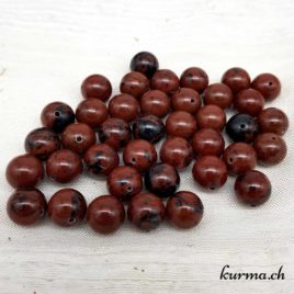 Obsidienne Acajou ou Mahogany - Perles 10mm - N°9212 • Obsidienne acajou Perles 10mm 9212 1 Perles en Obsidienne