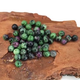 Rubis Zoïzite – Perles 6.5mm – N°9229