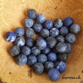 Sodalite Mate - Perles 10.5mm - N°6019 • Sodalite mate Perles 10.5mm 6019 1 Sodalite Mate – Perles 10.5mm – N°6019