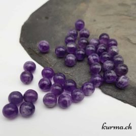 Améthyste - Perles 10-10.5mm - N°9245 • Amethyste Perles 10mm 9245 1 Améthyste – Perles 10-10.5mm – N°9245