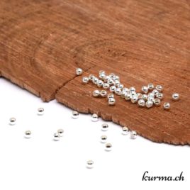 Oeillet à écraser rond 3mm - Argent 925 - Perçage 1.5mm - N°9407 • Oeillet a ecraser 3mm 9372 2 Oeillet à écraser 3mm