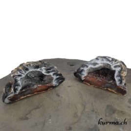 Agate en géode du Brésil - Paire - N°5423.9 • agate geode 5423.9 3 Agate en géode du Brésil