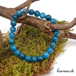 Bracelet Apatite bleue 8-8.5mm - N°9415 • apatite bleue bracelet 8 8.5mm 9415 2 Bracelet en Apatite bleue 8mm